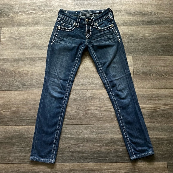 MISS ME FLUER TOTEM STONEWOOD WASH CAPRIS FROM THE BUCKLE in Size 24 - Picture 6 of 12